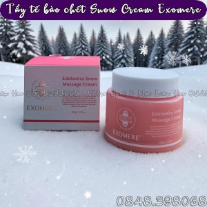 TẨY TẾ BÀO CHẾT SNOW CREAM EXOMERE