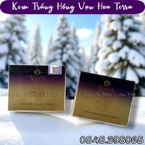 KEM TRẮNG HỒNG VẠN HOA TERRA